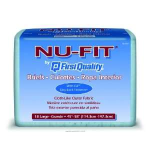   Nu Fit Brfs Adl Lg 45 58 in, (1 CASE, 72 EACH)