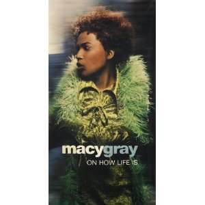  Macy Gray on How Life Is Double Sided Vinyl Banner