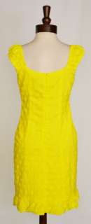 Nanette Lepore Speak Easy Dress US 6 S UK 8 10 NWT $298 Cotton Yellow 