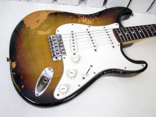 Case  Unoriginal Fender tweed case included with tremolo arm.