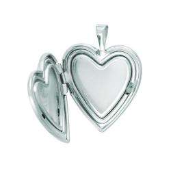 Sterling Silver Heart shaped My Best Friend Locket  