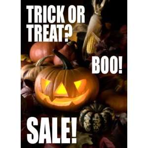  Trick or Treat Boo Sale Sign