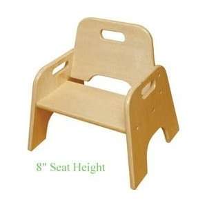  Toddler Chairs Set Of 2 Hardwood 8H Seat Toys & Games