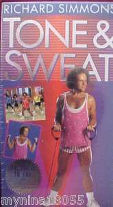 NEW Richard Simmons   Tone & Sweat VHS 018713021021  