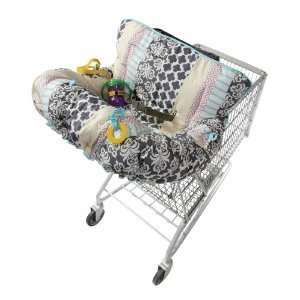 Infantino Plenty Feature Packed Cart & Highchair Cover, Mosaic Stripe 