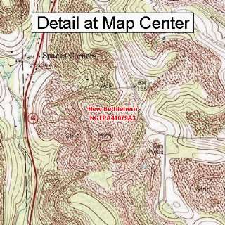  USGS Topographic Quadrangle Map   New Bethlehem 