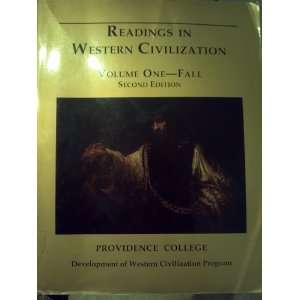  Readings in Western Civilization Volume One   Fall 