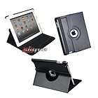 PREMIUM ACCESSORY 360° ROTATING LEATHER CASE STAND FOR IPAD 2 WIFI+3G 