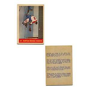 Bernie Geoffrion sidesteps Chadwick 1957 1958 Parkhurst Card  