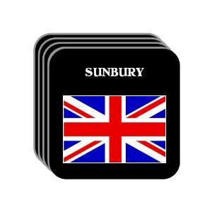  UK, England   SUNBURY Set of 4 Mini Mousepad Coasters 