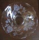1950s HEISEY Glass Etched ROSE 1515 on Blank 1519 BOWL 11 5/8