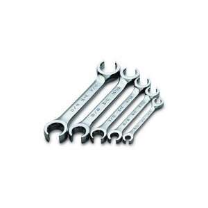  5 Piece SAE 15 Degree Offset Flare Nut Wrench Set