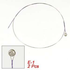   Pcs Silver Tone E 1 Replacement Steel Strings Musical Instruments