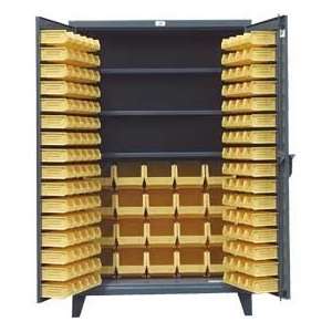   Hold® All Welded 12 Gauge Heavy Duty Cabinet With 110 Bins 36x24x78