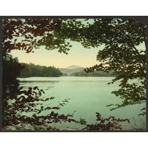  Photochrom Reprint of Upper Loon Lake, Adirondack 