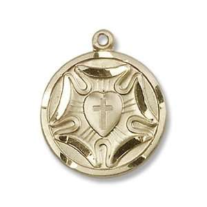  14K Gold Lutheran Medal Jewelry