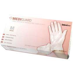 Medline Vinyl Powder Free Exam Gloves   Medium (Case of 1000 