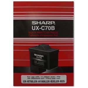  New Inkjet Cartridge BLACK   UX C70B Electronics
