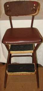 Vintage Cosco Stylaire Step Stool Chair  