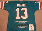 DAN MARINO Signed Miami Dolphins Jersey  Marino Hologram Authenticated 