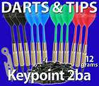 12 2ba Soft Tip 12g Bar Darts + 100 Tips + Dart Tool