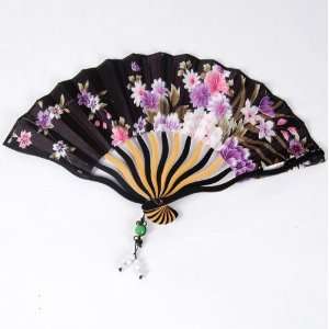  Chinese Mini Handheld Portable Floral Fan Painting Toys 