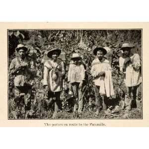  1919 Halftone Print Paramillo Native Porters Jorge River 
