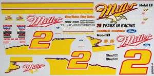 Rusty Wallace 1996 Miller Silver Anniversary Ford  