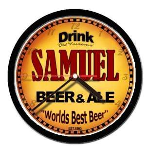  SAMUEL beer and ale cerveza wall clock 