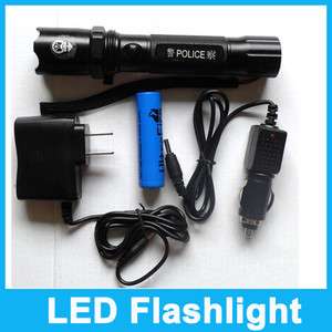 CREE LED Rechargeable Super Bright Flashlight Torch Lamp  