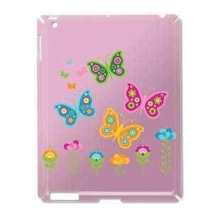 iPad 2 Case Pink of Retro Butterflies 