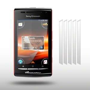  SONY ERICSSON W8 6 IN 1 PACK CRYSTAL CLEAR LCD SCREEN 