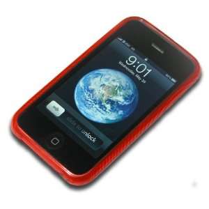  Apple iPhone 3G, 3Gs Red TPU Case 