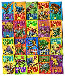 Dinosaur Cove Series Collection 20 Books Set 1 to 20 Pack Rex Stone 