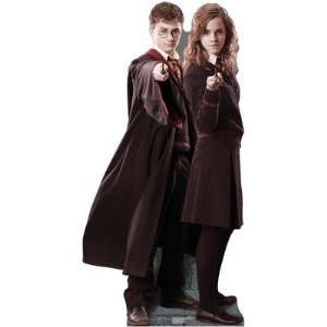 Harry and Hermione   Harry Potter Cardboard Stand Up 