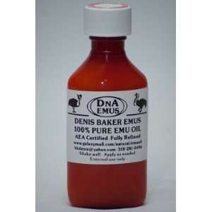 AEA Certified Fully Refined Pure Emu Oil 4 oz. Bottle