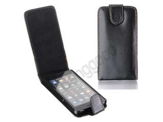 Black Flip Leather Case for Samsung Galaxy S2 SII i9100  