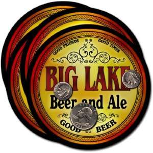 Big Lake, TX Beer & Ale Coasters   4pk