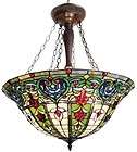   24 Tiffany Style Stained Glass Hanging Lamp Light Fixture #152  