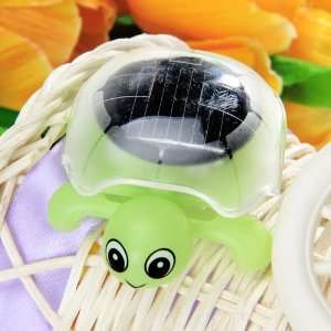  Mini Solar Power Green Tortoise Toy for Children Toys 