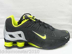 Nike Shox Turbo 3.2 Black and Lime Green NZ R4 Black Running sneakers 