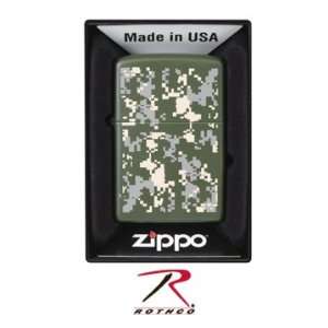 Acu Digital   Green Zippo Lighter (empty)  Sports 