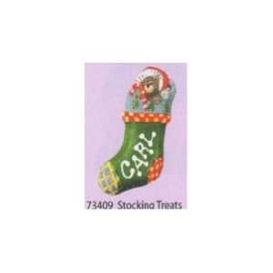   nonfired use acrylic paint #45 stocking treats bear 