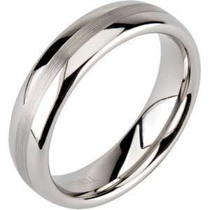  09.50 Dura Tungsten Domed Band Jewelry