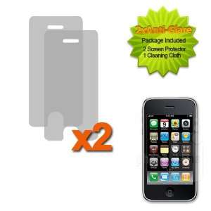   2X Custom Fit Anti Grease Screen Guard Protector For Apple iPhone 3GS