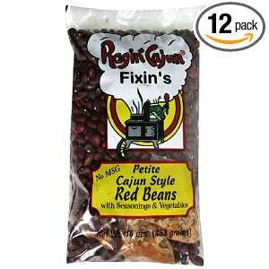 Ragin Cajun Fixins Red Beans with Seasoning and Vegetables, 16 Ounce 