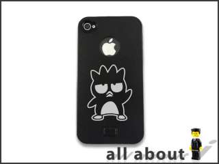 Phone 4 4S Metal Case With Badtz Maru XO Cartoon Logo Aluminum 