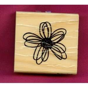  Big Messy Flower Rubber Stamp Arts, Crafts & Sewing