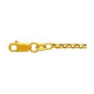  14k Gold Rollo Chain 2.5mm 24IN Jewelry