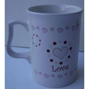  Love Coffee Mug Cup   4 inches tall x 2 3/4 inches in 